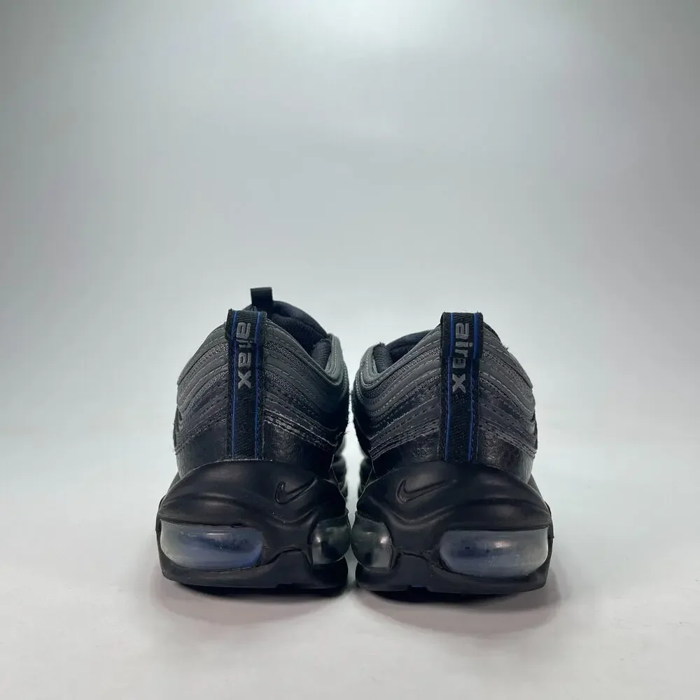 Nike Air Max 97 Black Royal Blue Casual Sneakers Shoes DN8003-001 Youth Size 6Y